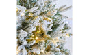 Snowmass 7ft 210cm Premium Pre Lit White Christmas Tree With 500 LED Lights